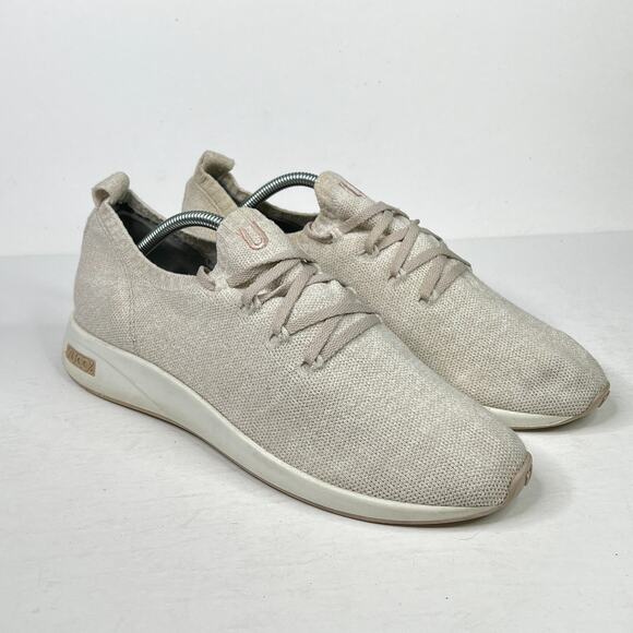 Yuool Fit Greige Sneakers Slip On Knit Shoes Natural Beige M10 W12 main image 6
